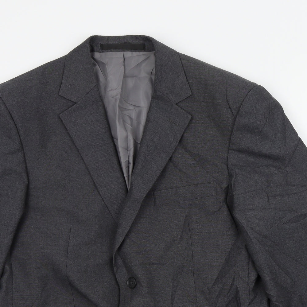 M&S Mens Grey   Jacket Suit Jacket Size 40