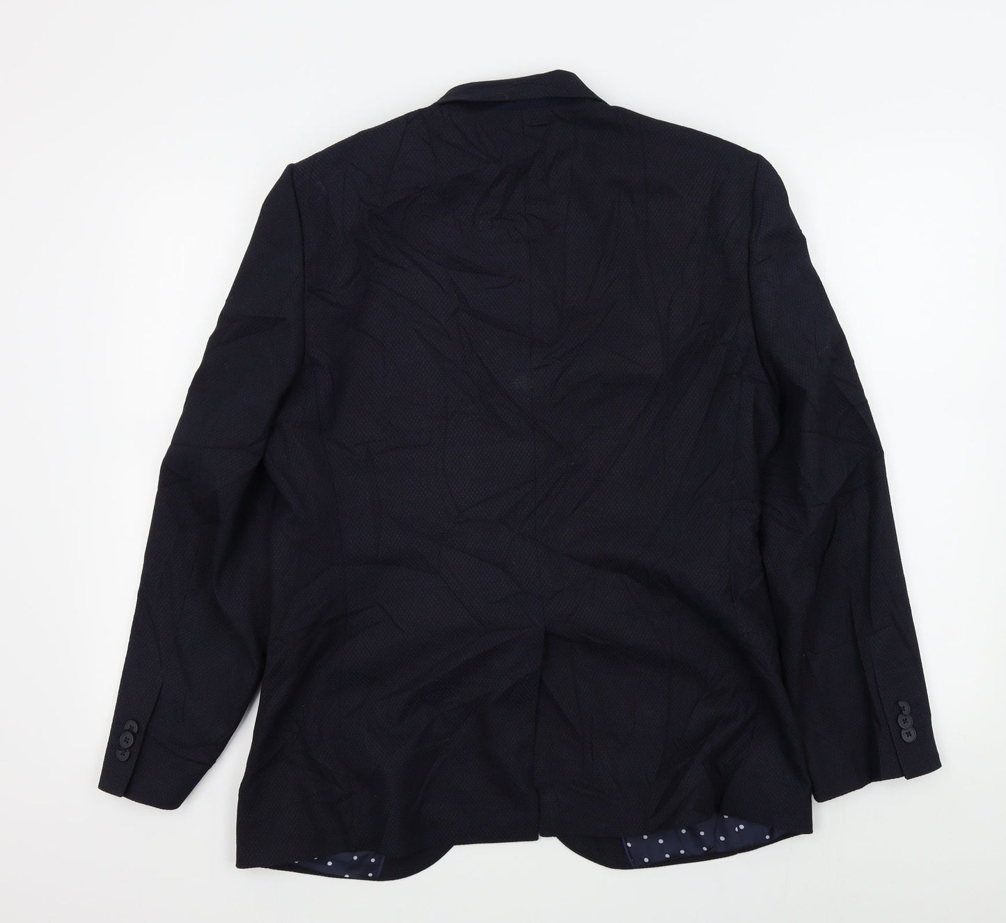 M&S Mens Blue   Jacket Suit Jacket Size 38