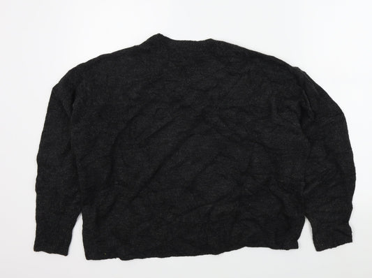 H&M Womens Grey   Pullover Jumper Size S