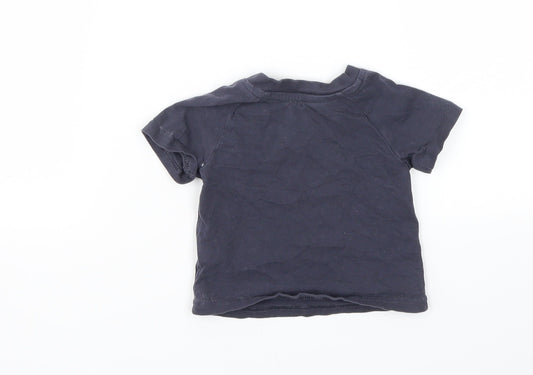 George Boys Blue   Basic T-Shirt Size 3-6 Months