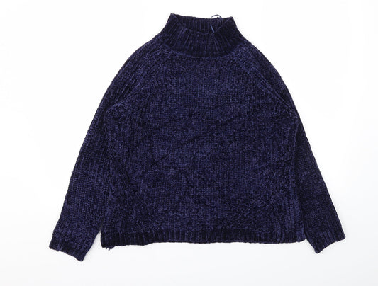 M&Co Womens Blue   Pullover Jumper Size 14