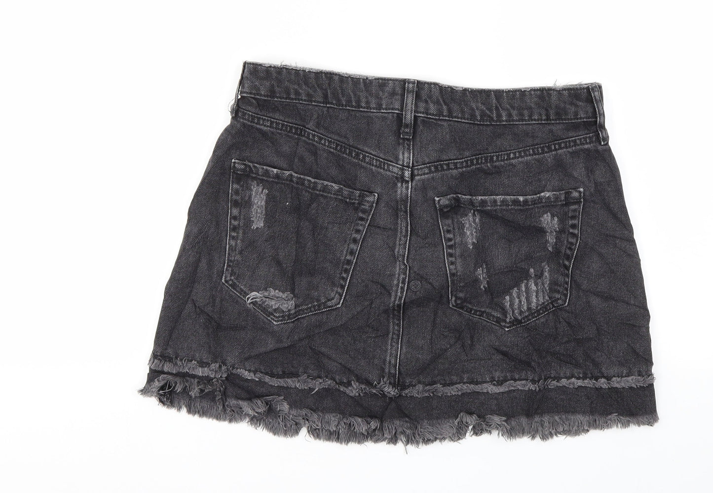 River Island Womens Black   A-Line Skirt Size 10