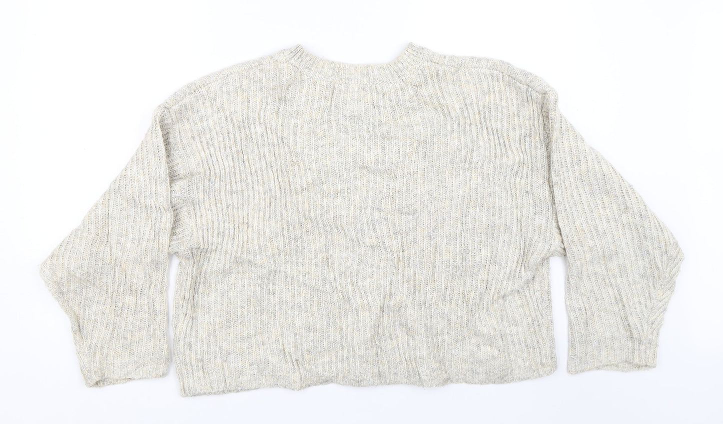 Topshop Womens Beige  Knit Pullover Jumper Size S