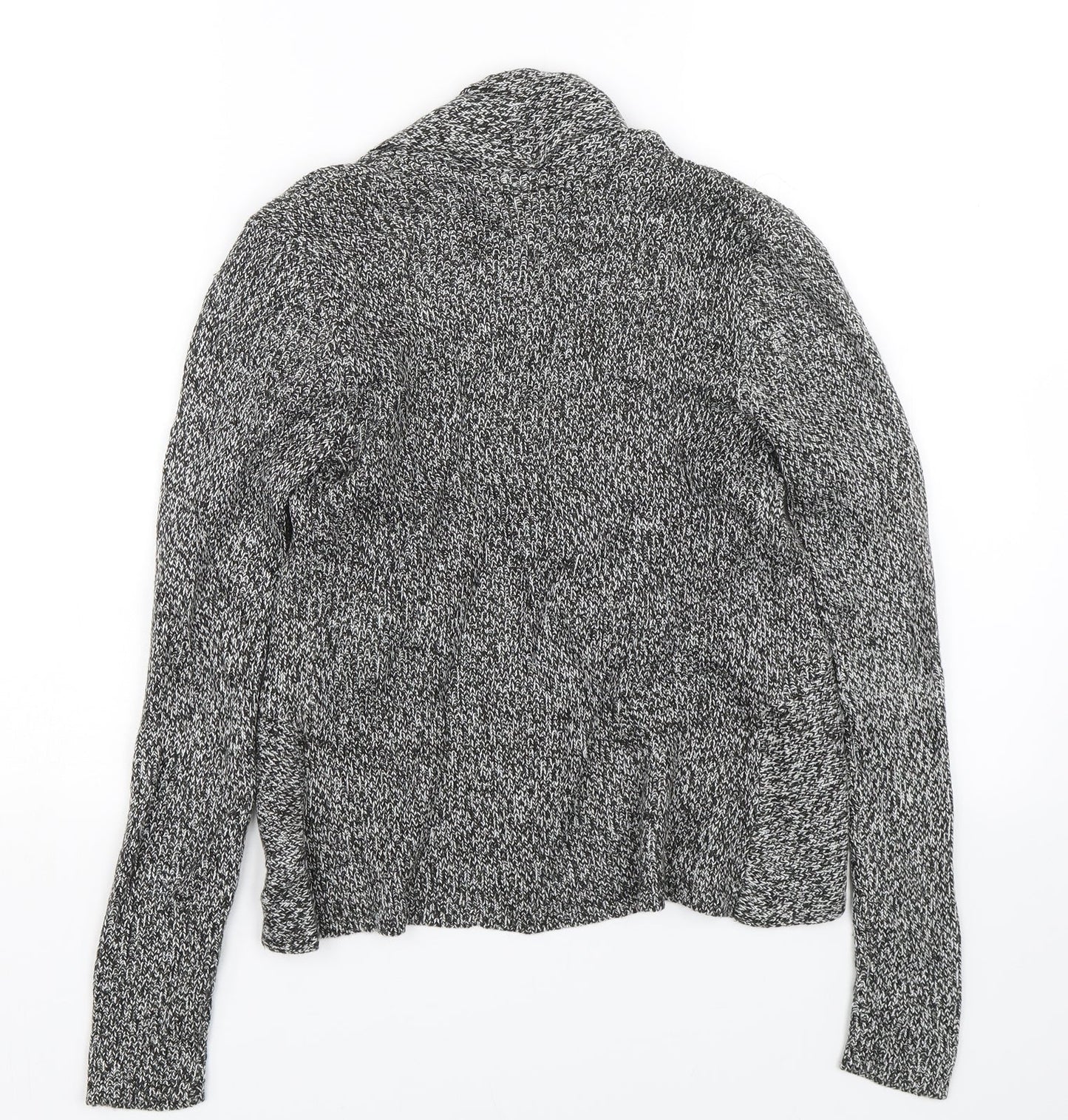 H&M Womens Black  Knit Cardigan Jumper Size XS