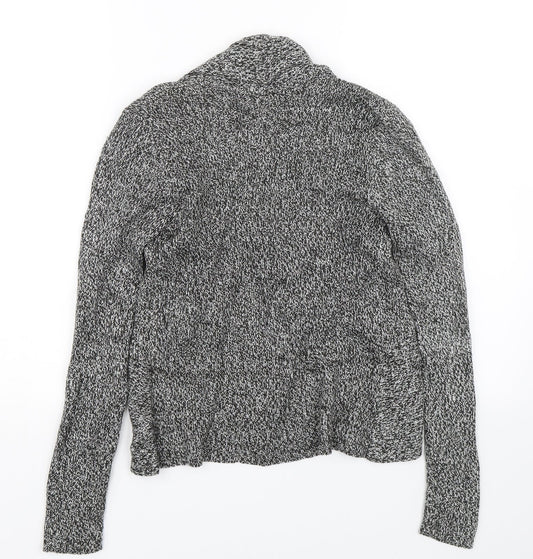 H&M Womens Black  Knit Cardigan Jumper Size XS