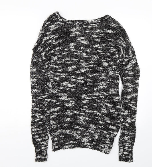 American Outfitters Womens Black  Knit Pullover Jumper Size S