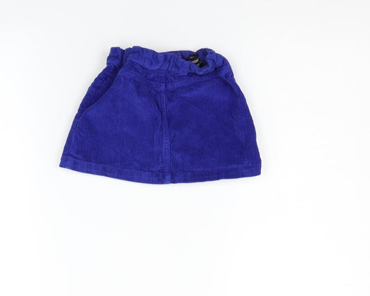 John Lewis Girls Blue   A-Line Skirt Size 3 Years