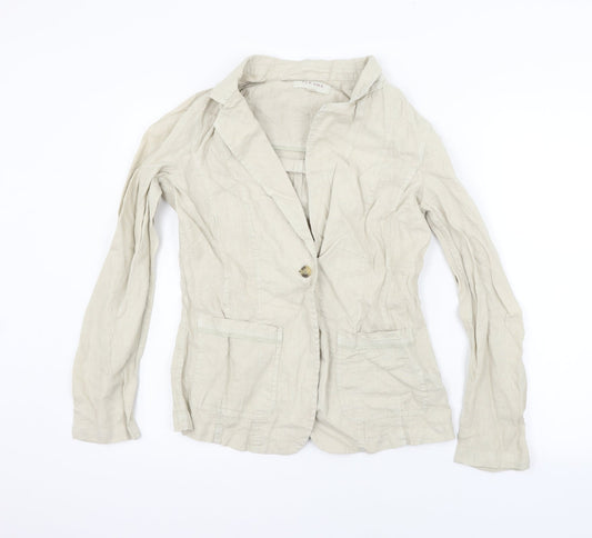 Per Una Womens Beige   Jacket Coat Size 10