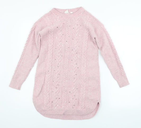 Gap Girls Pink   Jumper Dress  Size XL
