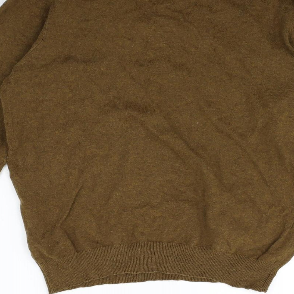 H&M Womens Brown   Henley Jumper Size M