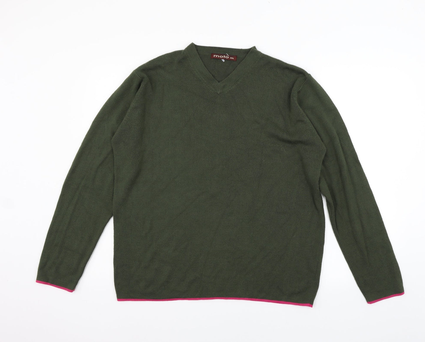 MOTO M Womens Green   Pullover Jumper Size M