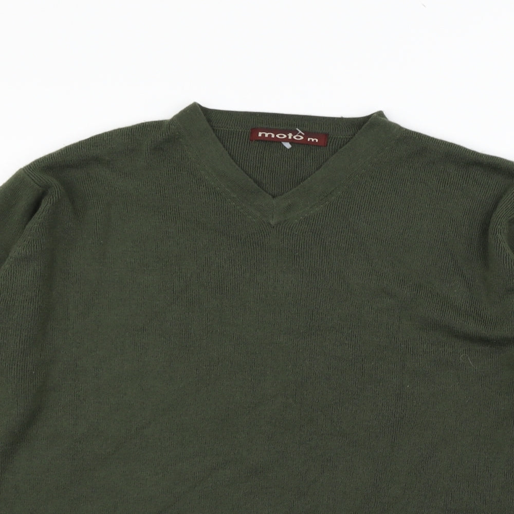 MOTO M Womens Green   Pullover Jumper Size M