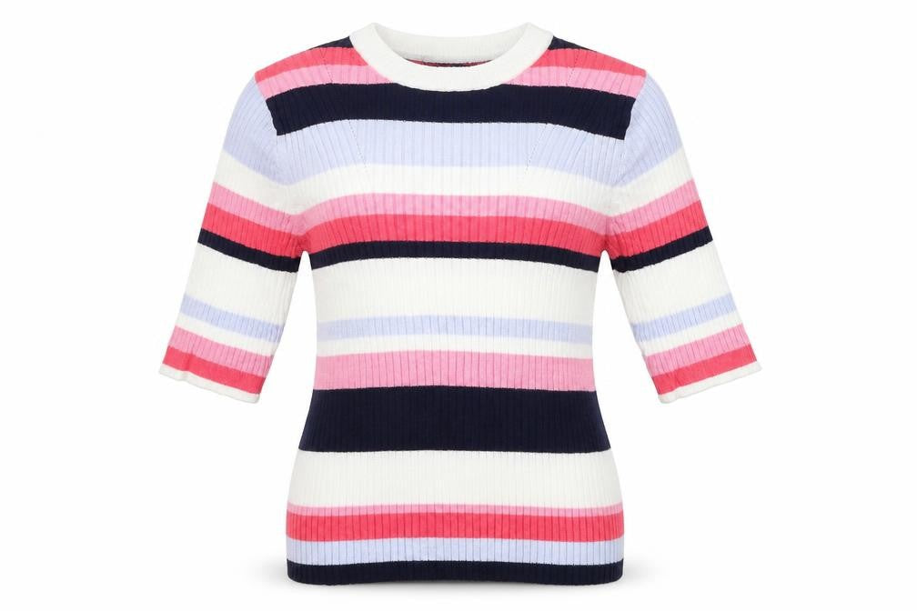Marks and Spencer Womens Multicoloured Striped  Pullover Jumper Size S