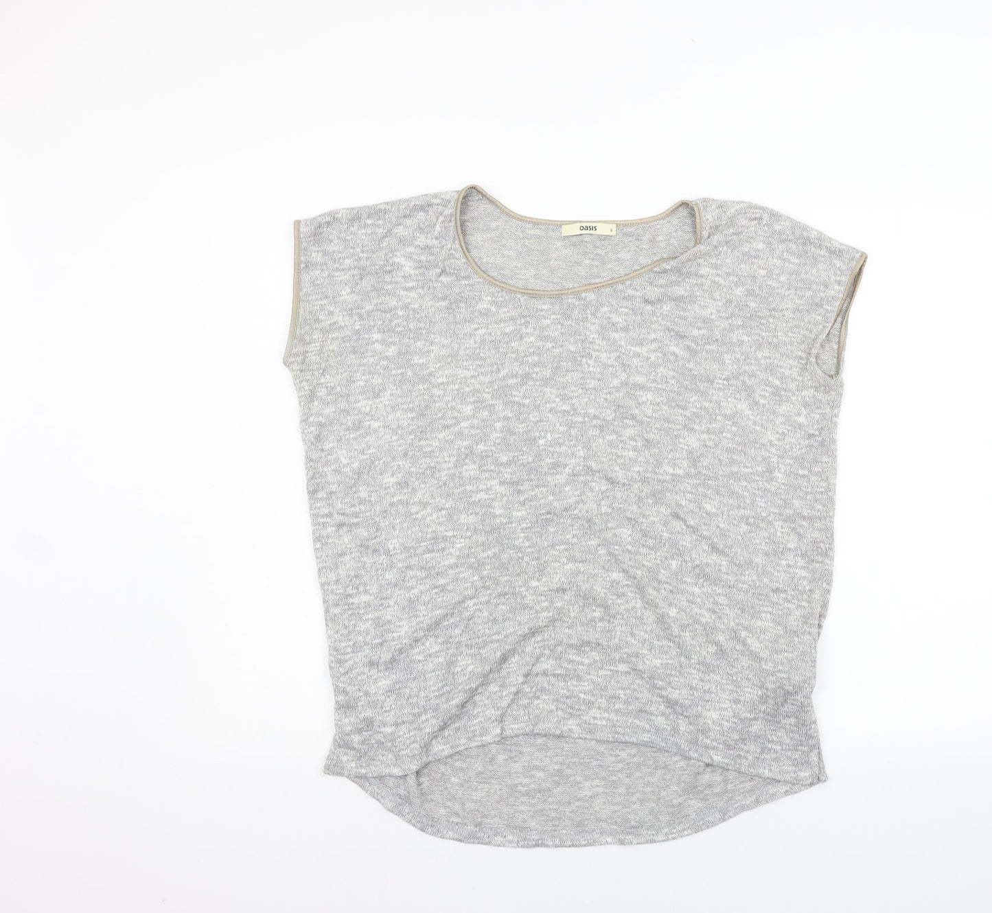 Oasis Womens Grey   Pullover Jumper Size S