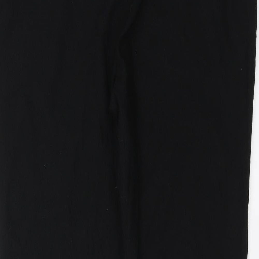 Preworn Womens Black   Trousers  Size 34 in L24 in