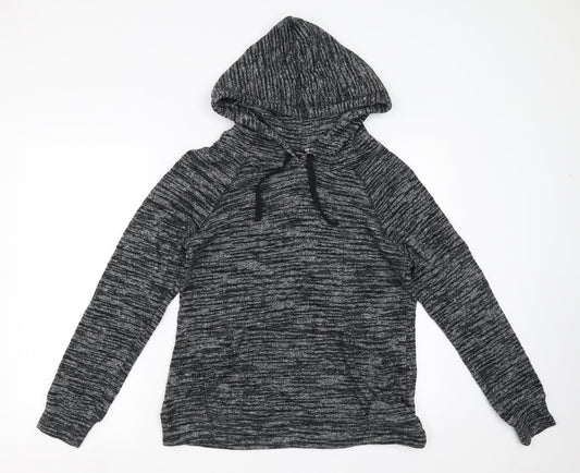 FOREVER 21 Womens Grey  Knit Pullover Hoodie Size L