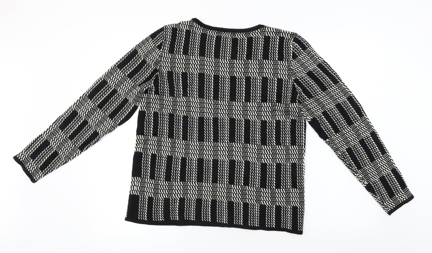 Papaya  Womens Black   Pullover Jumper Size 14