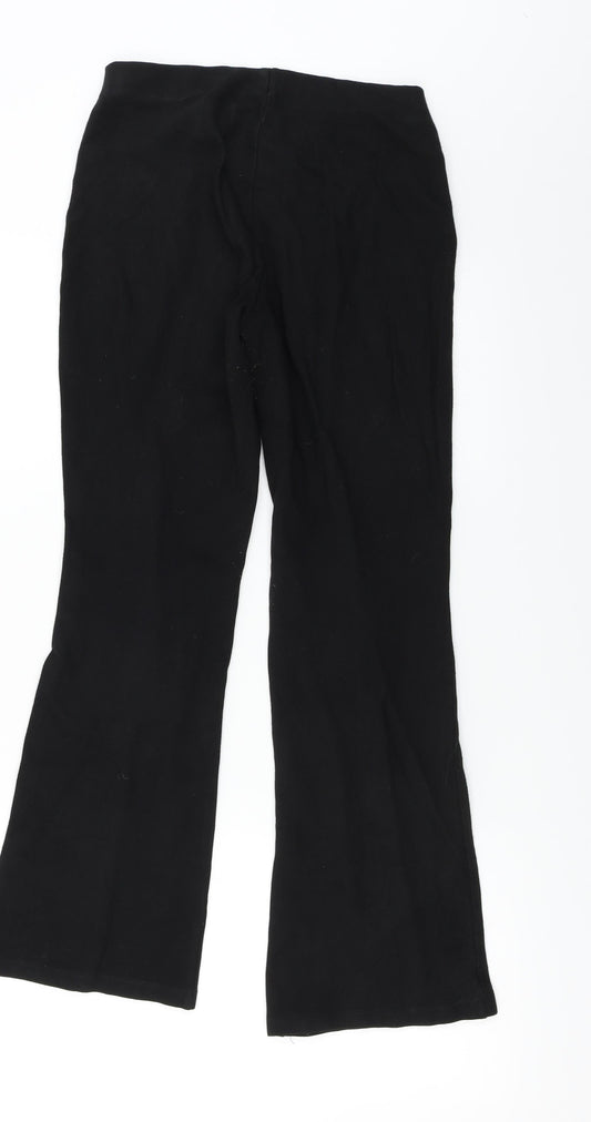 Marks and Spencer  Womens Black   Trousers  Size 10 L24 in