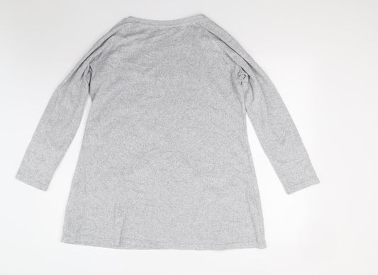 Marks and Spencer Womens Grey   Pullover Jumper Size 14