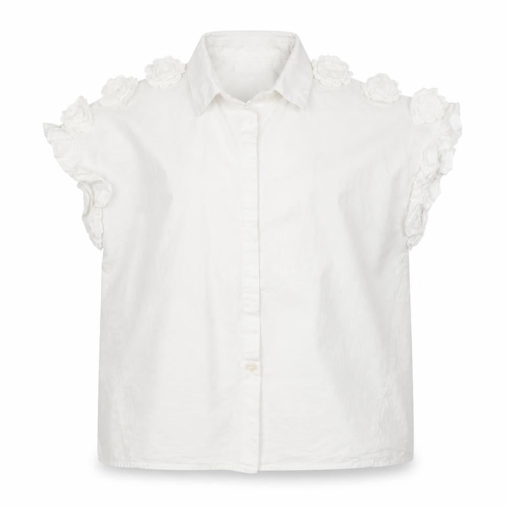 River Island Girls White   Basic Button-Up Size 7-8 Years
