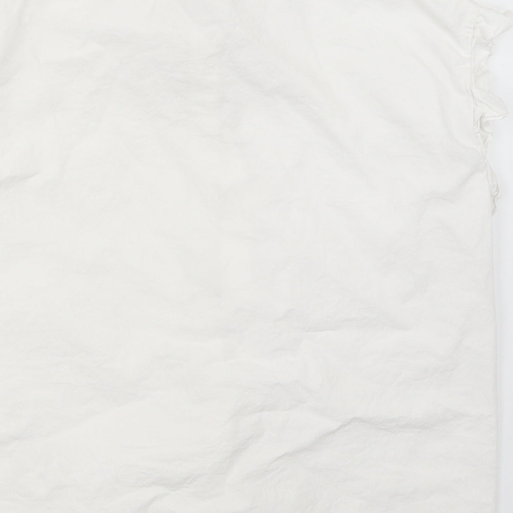River Island Girls White   Basic Button-Up Size 7-8 Years