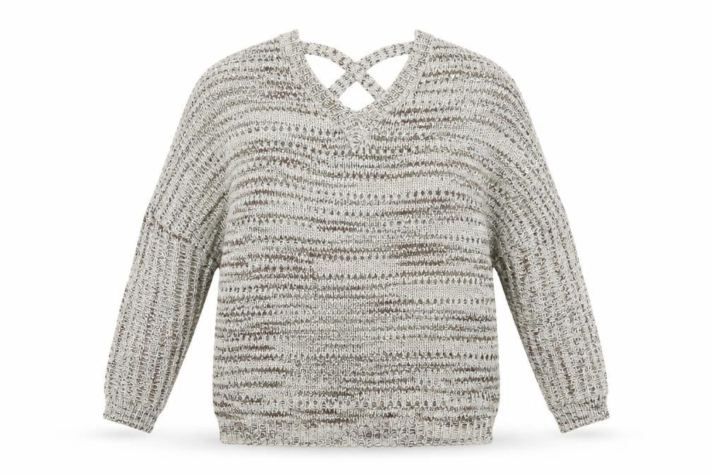 Millenium Womens Beige   Pullover Jumper One Size