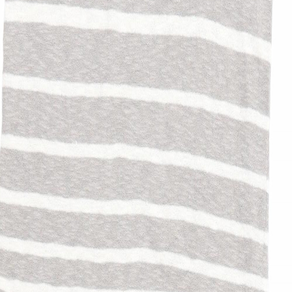 Marks and Spencer Womens Brown Striped Knit Maxi  Size 8