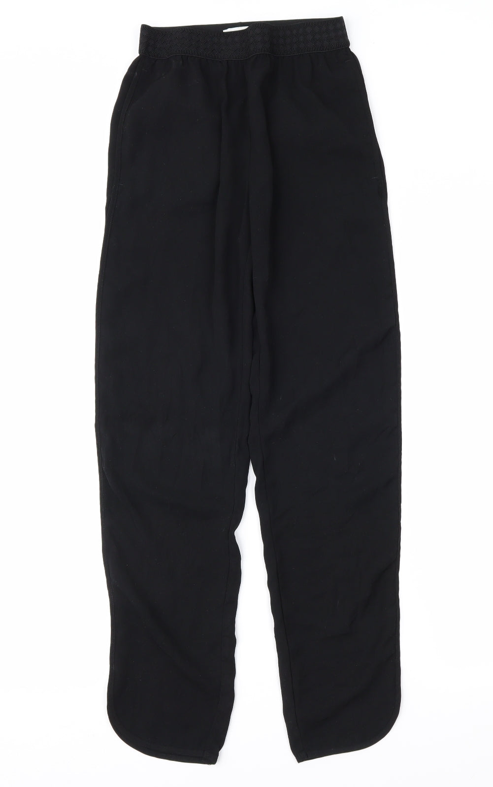 H&M Womens Black   Trousers  Size 4 L28 in
