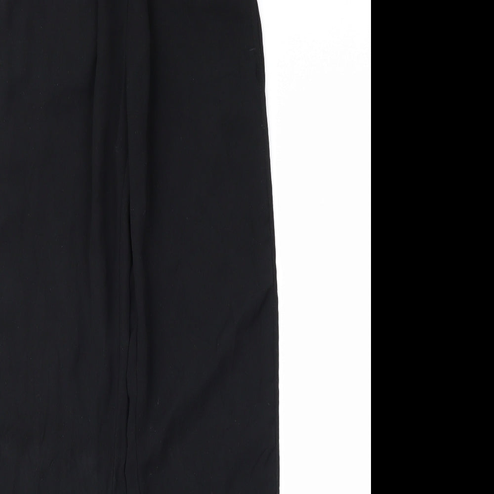 H&M Womens Black   Trousers  Size 4 L28 in