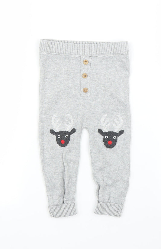 Very Boys Grey   Sweatpants Leggings Size 6-9 Months