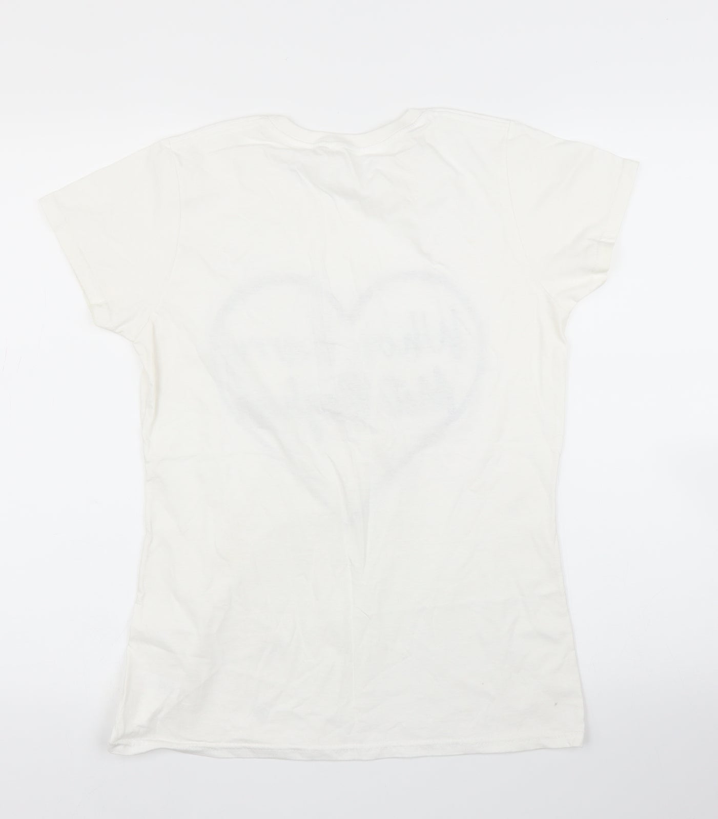 Preworn Womens White   Basic T-Shirt Size S
