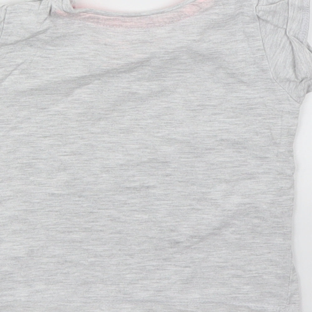 Primark Girls Grey   Basic T-Shirt Size 6-9 Months