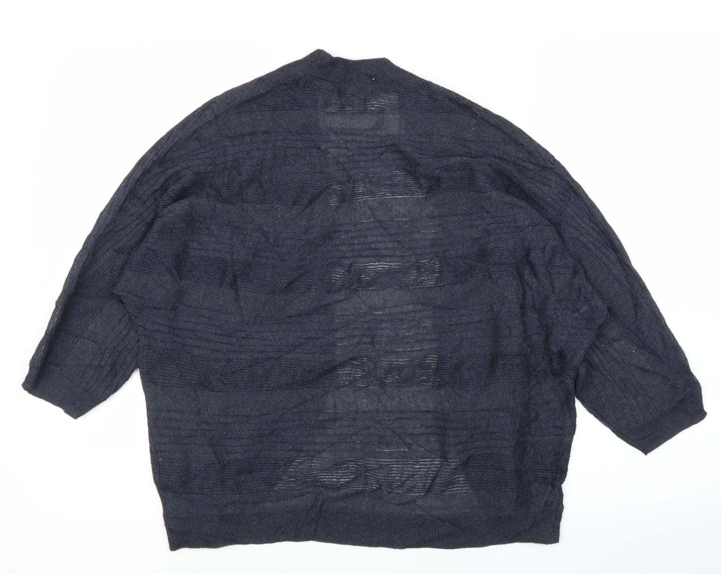 M&Co Womens Blue   Cardigan Jumper Size 14