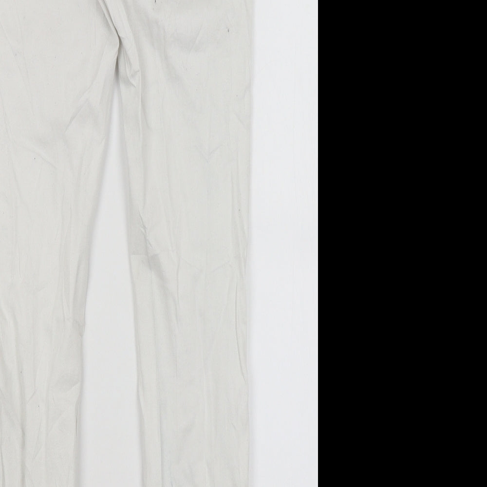 H&M Womens White   Skinny Jeans Size 12 L29 in