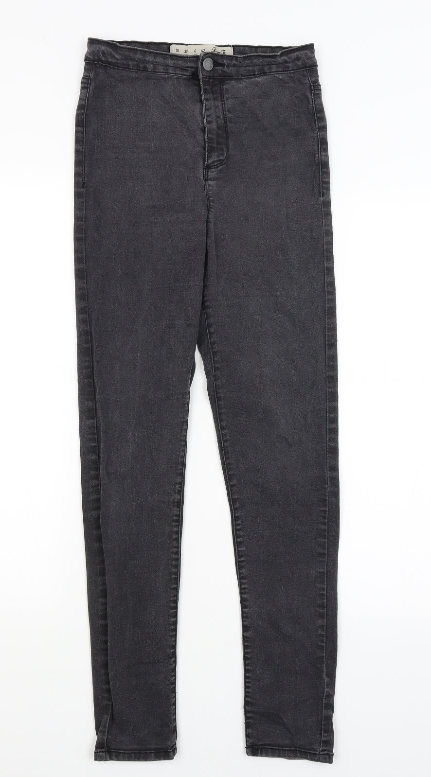 Denim Co Womens Black   Skinny Jeans Size 10 L28 in