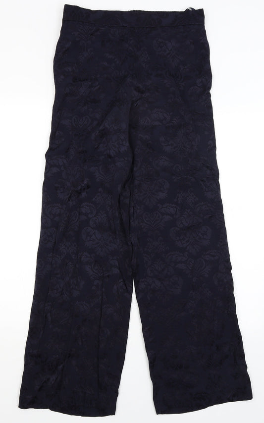 River Island Womens Blue Paisley  Trousers  Size 12 L30 in