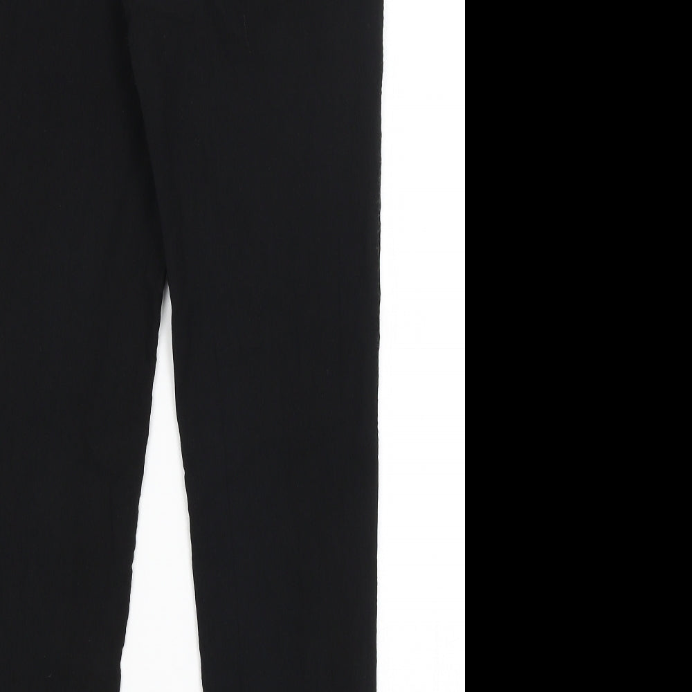Preworn Womens Black   Trousers  Size 10 L26 in