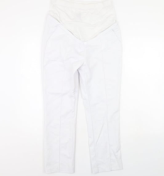 Seraphine Womens White   Trousers  Size 14 L27 in