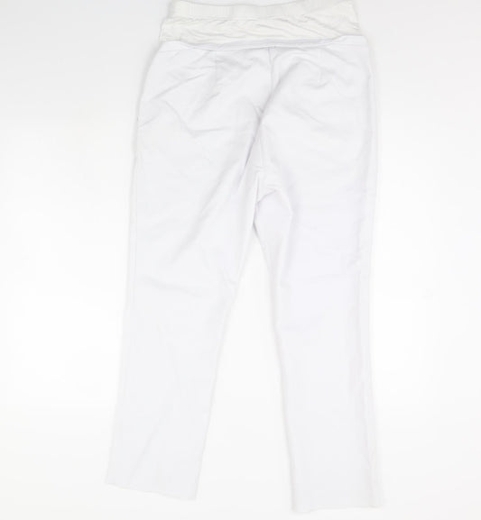 Seraphine Womens White   Trousers  Size 14 L27 in