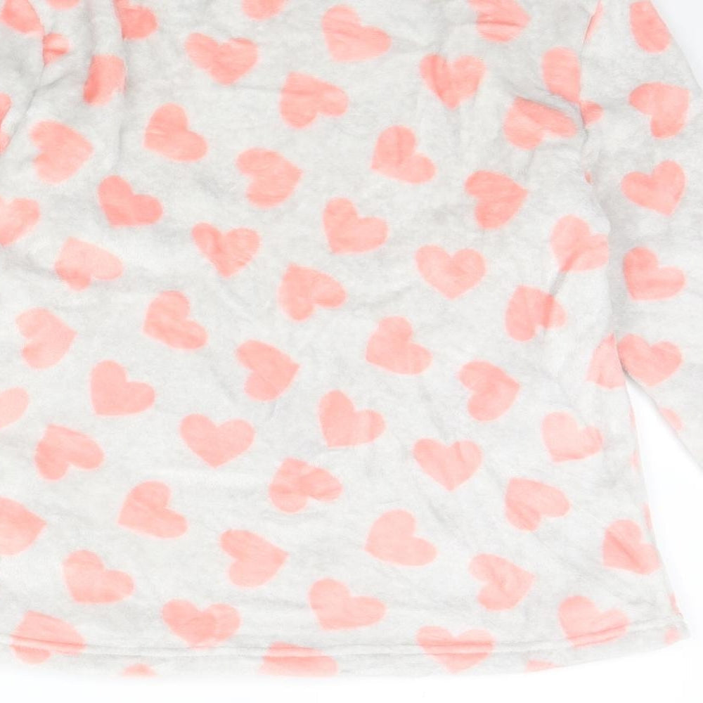 m&s Womens Grey Solid  Cami Pyjama Top Size 8  - Heart
