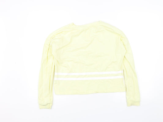 H&M Girls Yellow   Pullover Jumper Size 15 Years