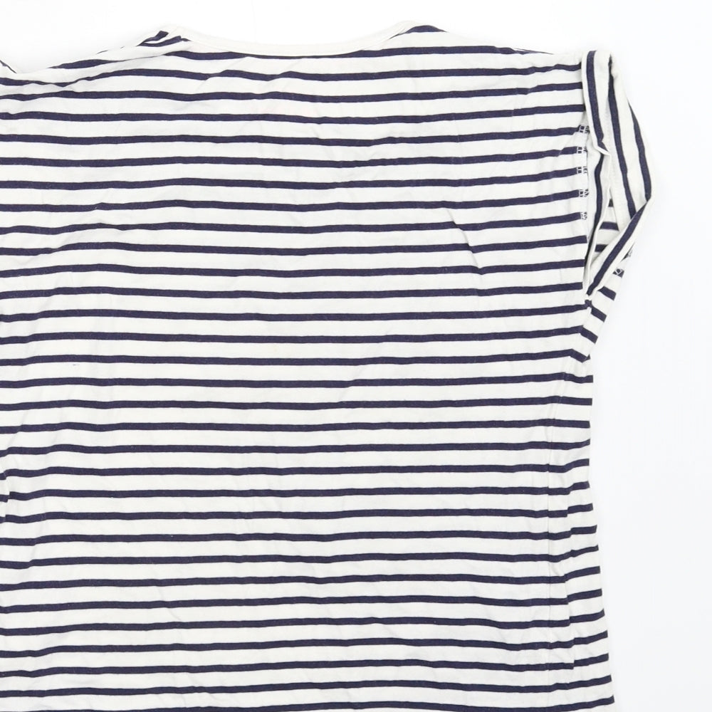 Matalan Girls Multicoloured Striped  Basic T-Shirt Size 10-11 Years