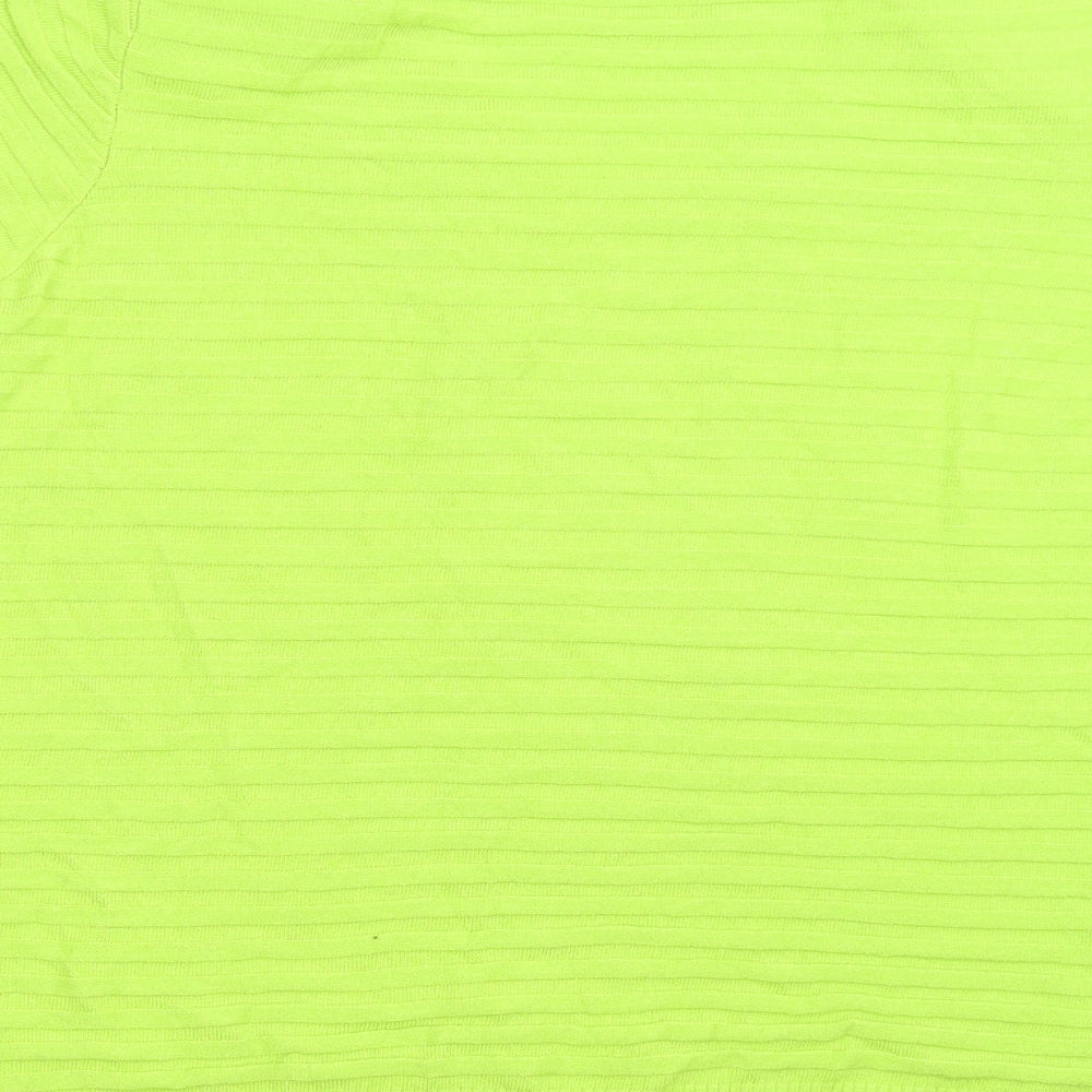 Eugene Klein Womens Green  Knit Pullover Jumper Size M