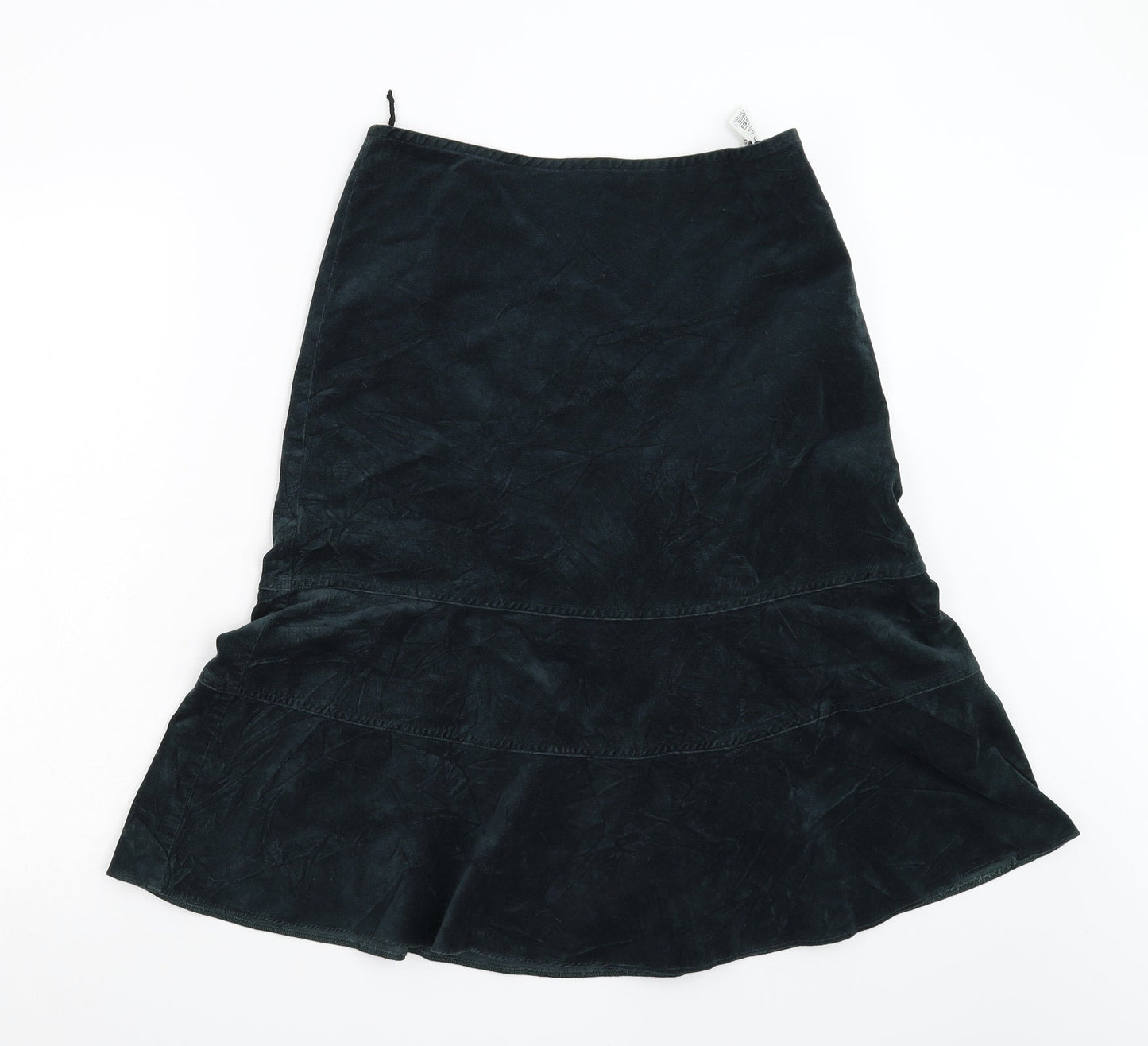 M&S Womens Green   A-Line Skirt Size 12