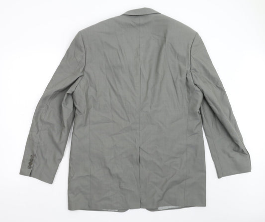 M&S Mens Grey   Jacket Suit Jacket Size 44