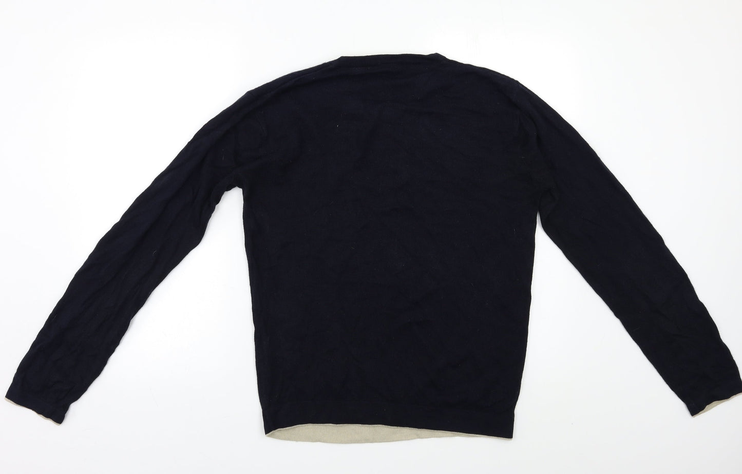 Prew Mens Black   Pullover Jumper Size S