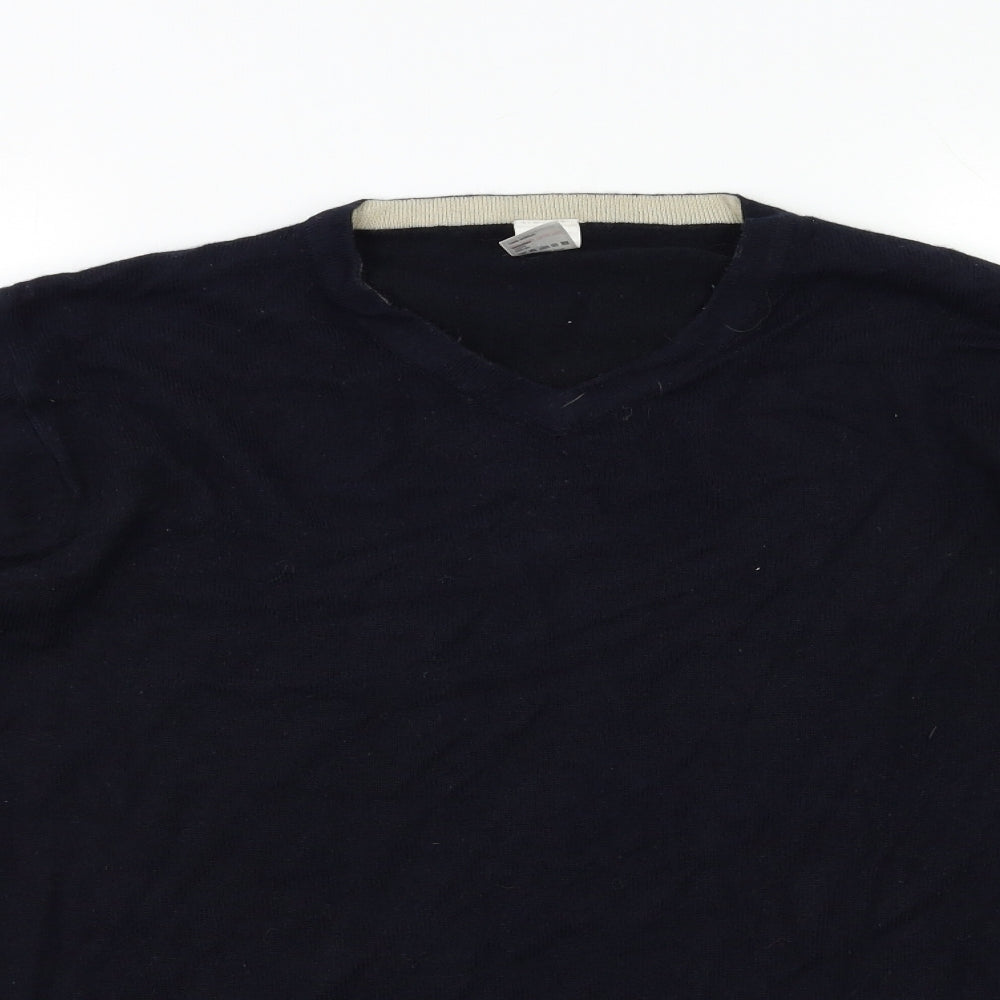Prew Mens Black   Pullover Jumper Size S