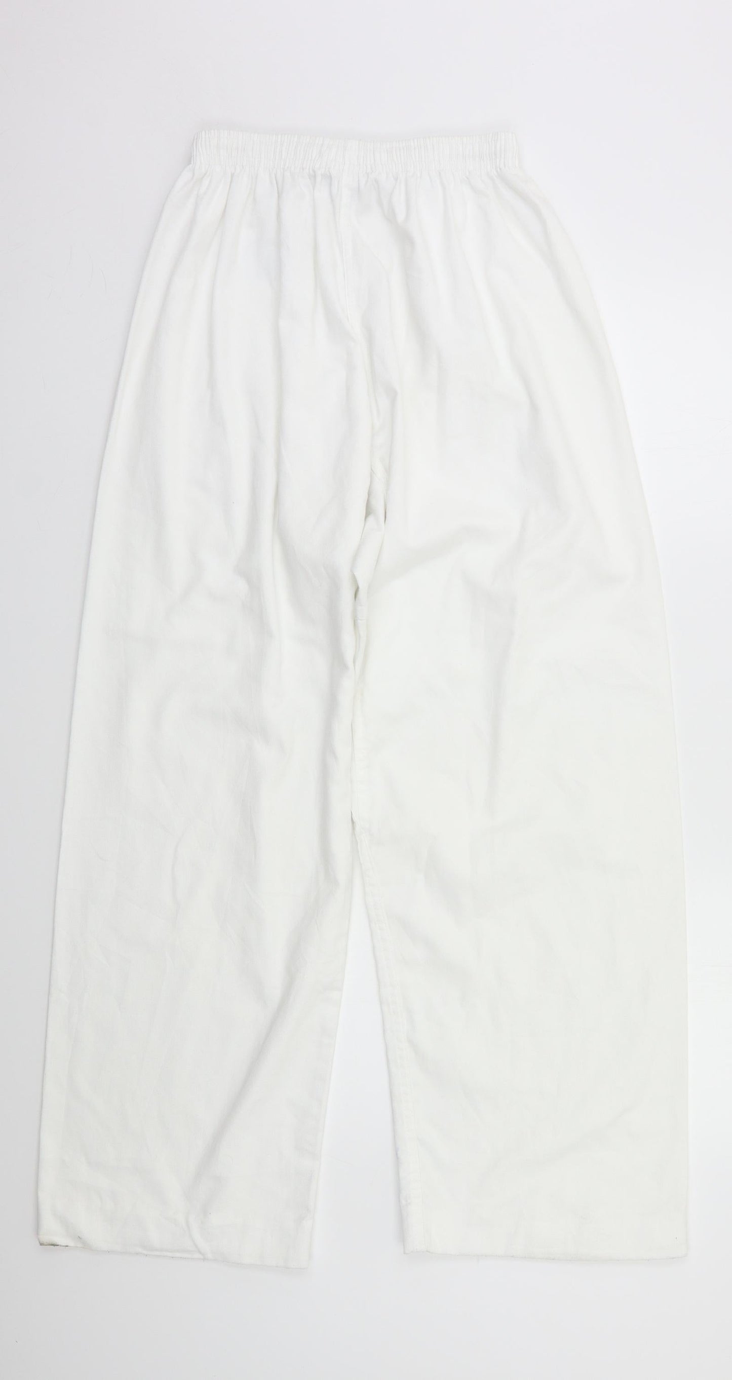Preworn Womens White   Sweatpants Trousers Size M L29 in