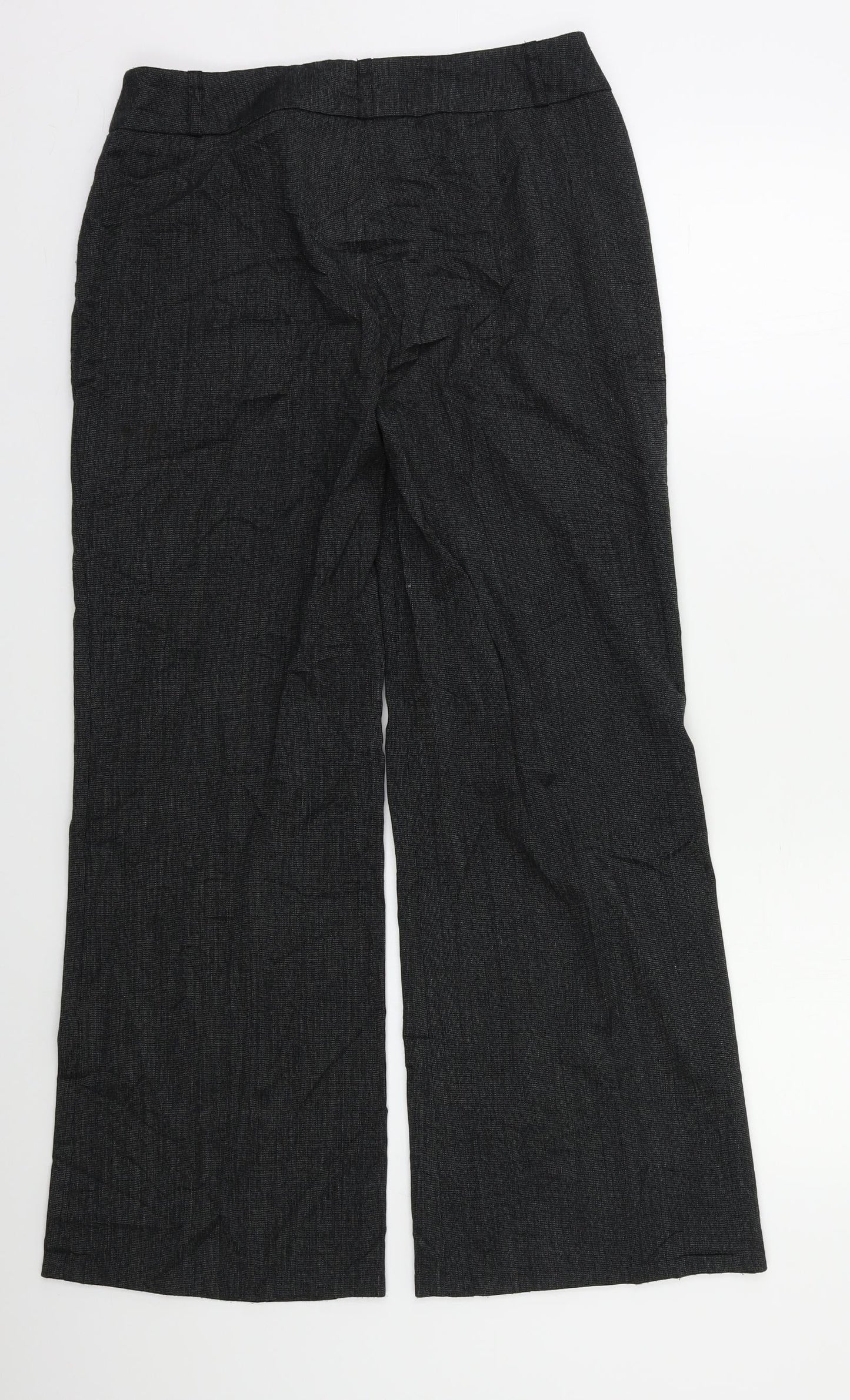 Wallis Womens Grey   Dress Pants Trousers Size 10 L27 in