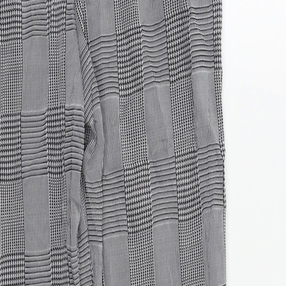 Preworn Womens Grey Check  Trousers  Size S L27 in